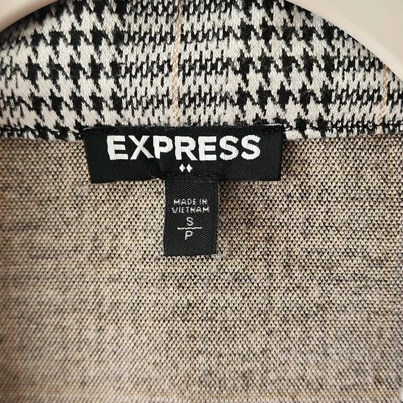 EXPRESS women's houndstooth blazer - Picture 5 of 6